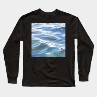 Wandering Stars - lake water painting Long Sleeve T-Shirt